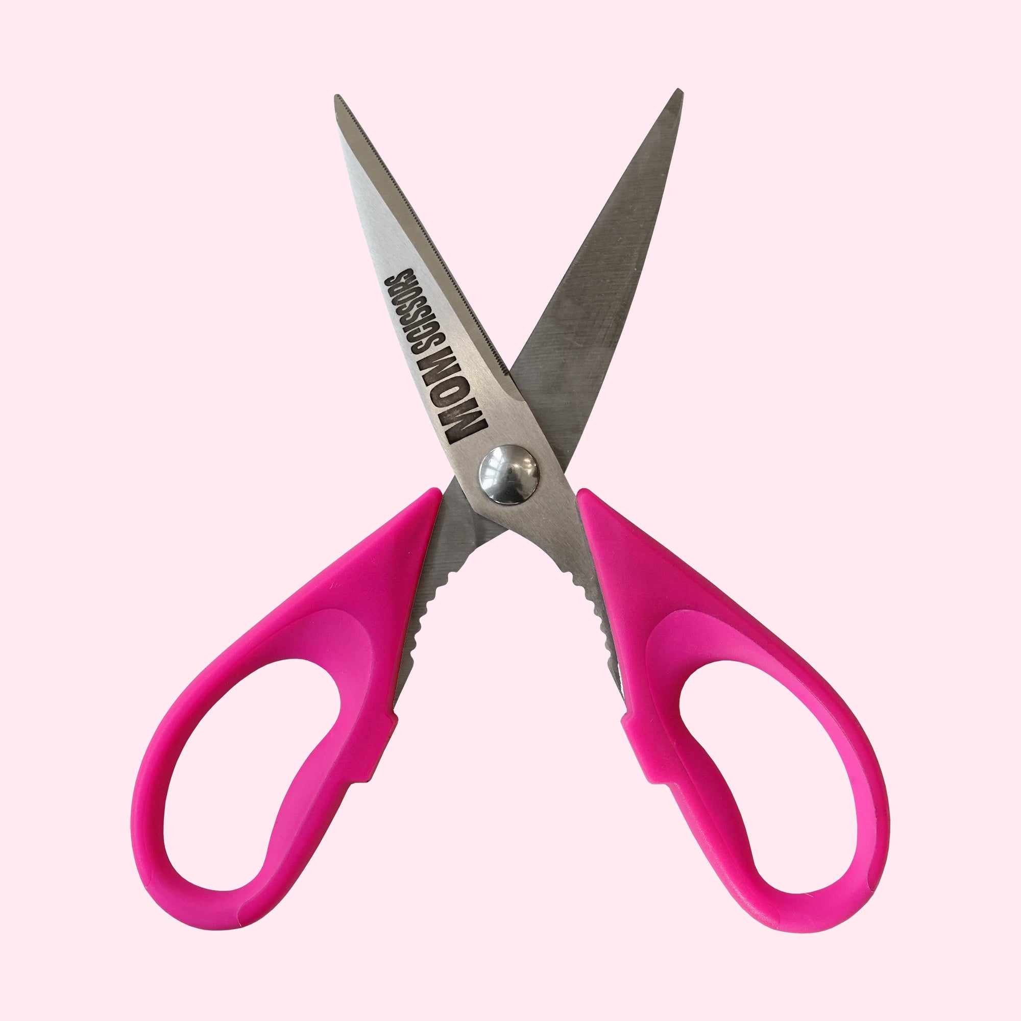 Pink Mom Scissors open.